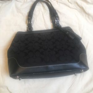 Coach bag leather bottom very clean